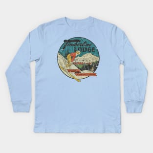 Timberline Lodge 1938 Kids Long Sleeve T-Shirt